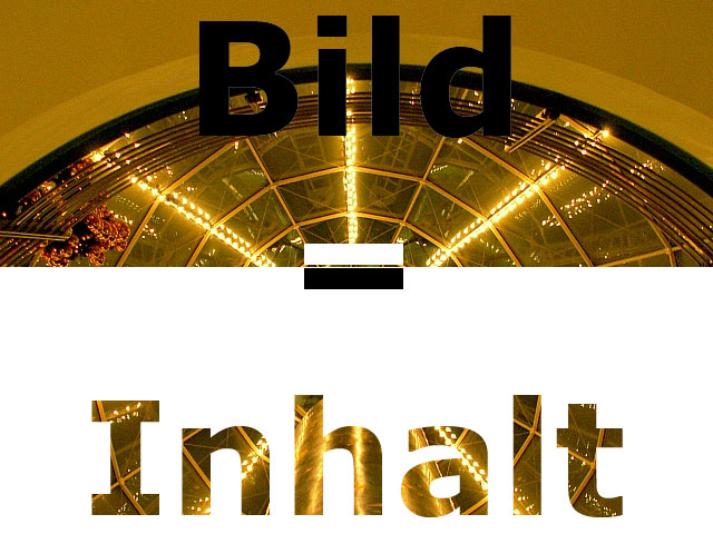 Bild = Inhalt